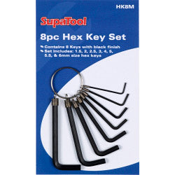 SupaTool Metric Hex Key Set