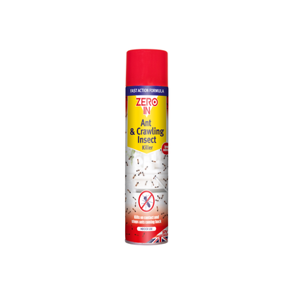 Zero In Ant & Crawling Insect Killer Spray – 300ml Aerosol