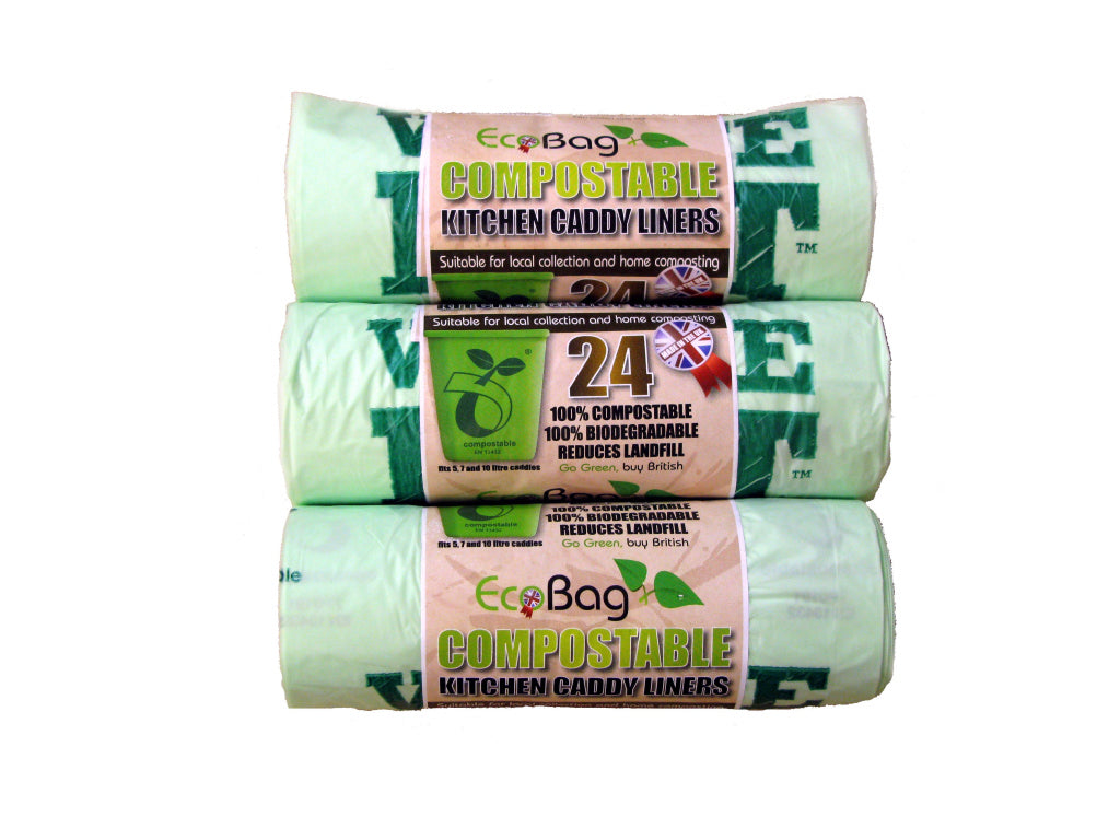 Ecobag 24 Compostable Caddy Liners