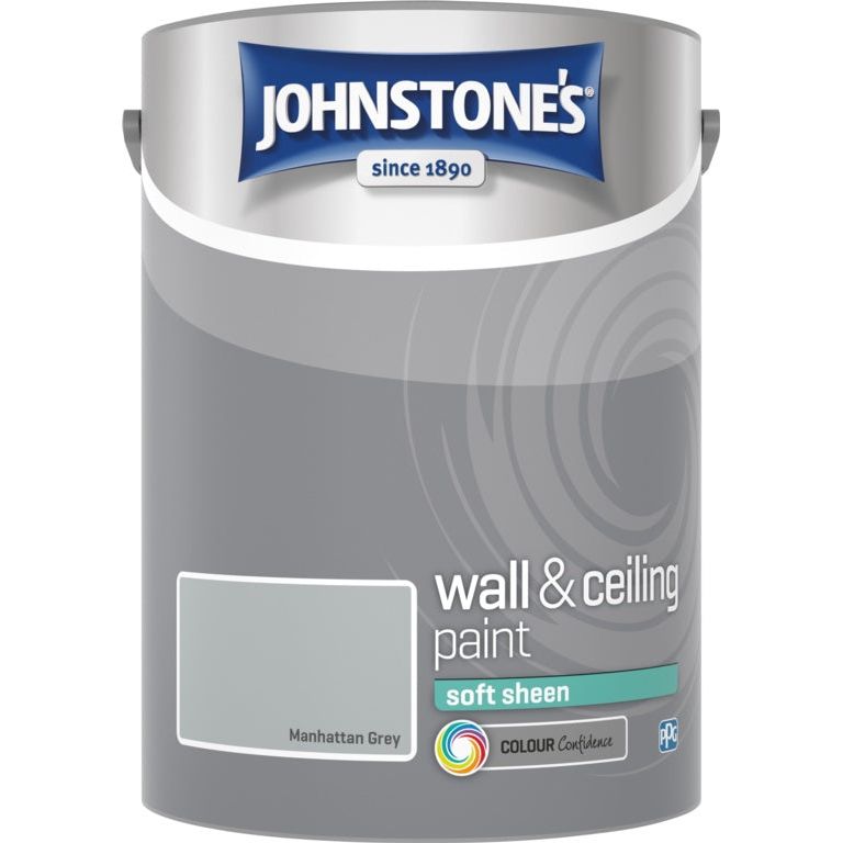 Johnstone's Wall & Ceiling Soft Sheen 5L Frosted Silver