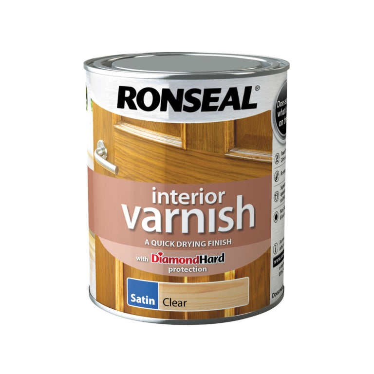 Ronseal Interior Varnish Satin 750ml