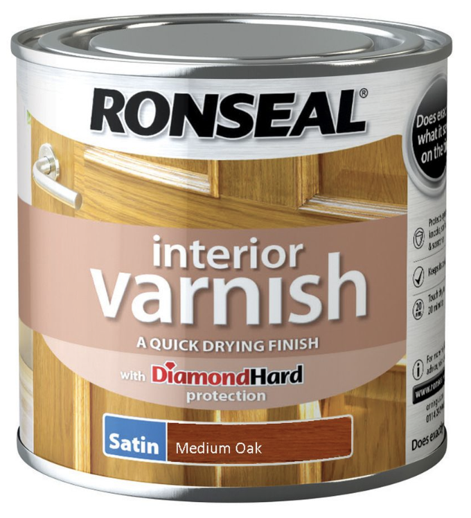 Ronseal Interior Varnish Satin 250ml