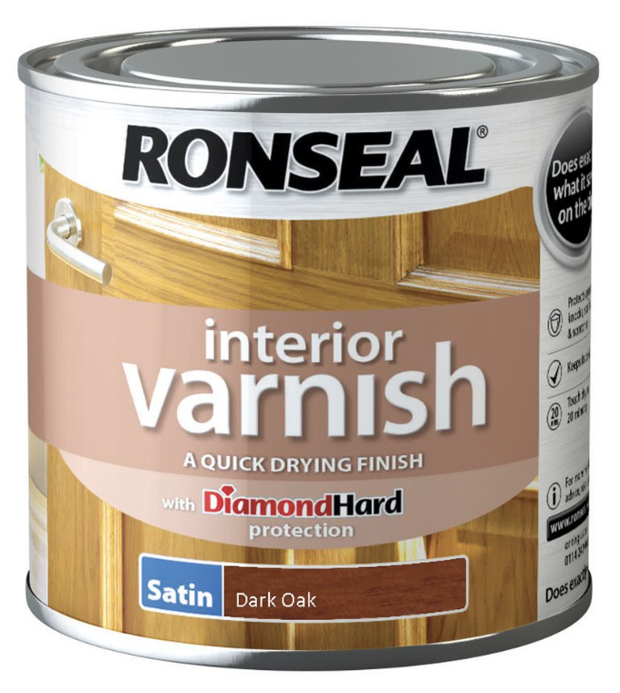 Ronseal Interior Varnish Satin 250ml