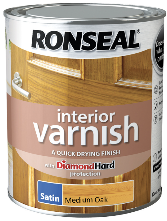Ronseal Interior Varnish Satin 750ml