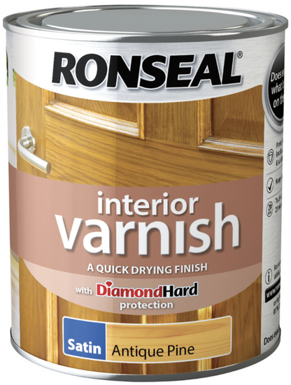 Ronseal Interior Varnish Satin 750ml
