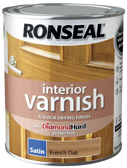 Ronseal Interior Varnish Satin 750ml