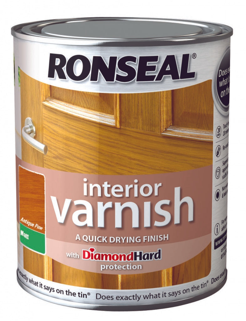 Ronseal Interior Varnish Matt 750ml