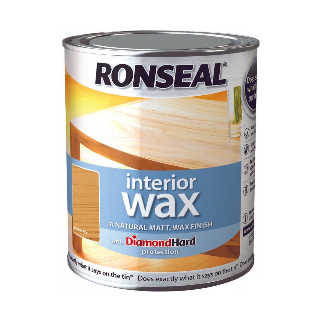 Ronseal Cire Intérieur Mat 750ml