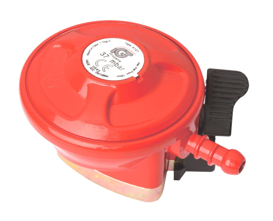 Lifestyle Propane 27mm Clip on Regulator Red