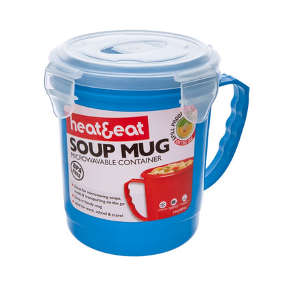 Pendeford Heat & Eat Soup Mug Assorted Colours