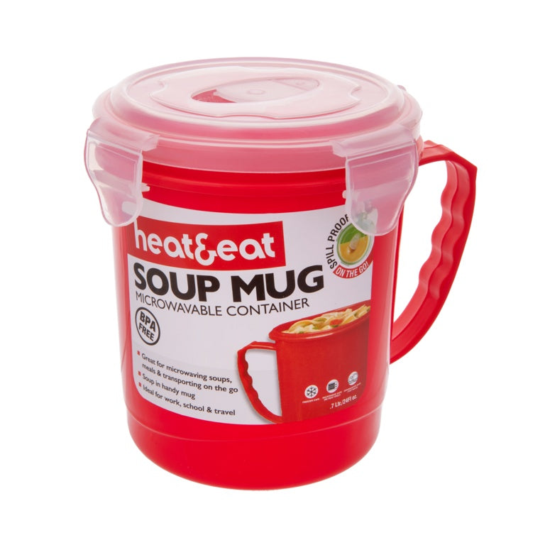 Pendeford Heat & Eat Soup Mug Assorted Colours