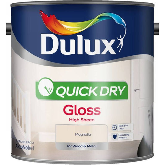 Dulux Quick Dry Gloss 2.5L Magnolia