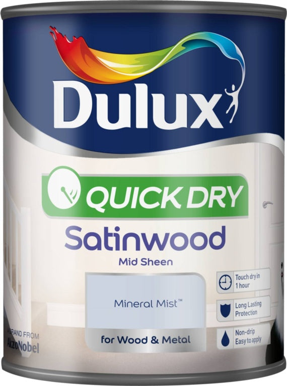 Dulux Bruma Mineral De Secado Rápido Satinwood 750ml