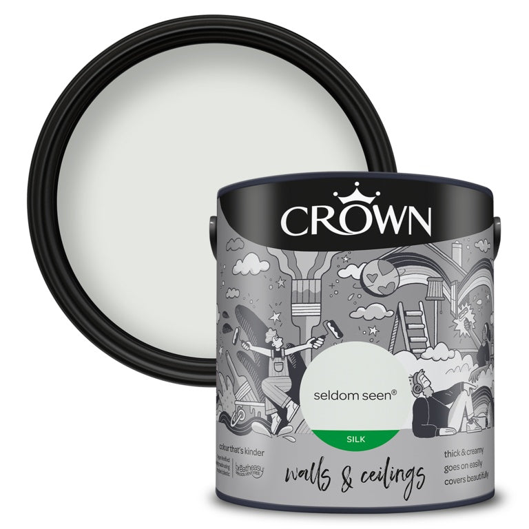 Crown Walls &amp; Techos Silk 2,5 L raramente visto