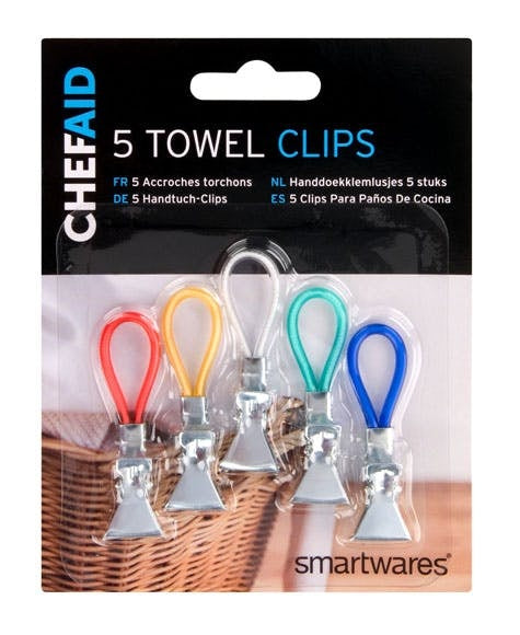 Clips para toallas Chef Aid