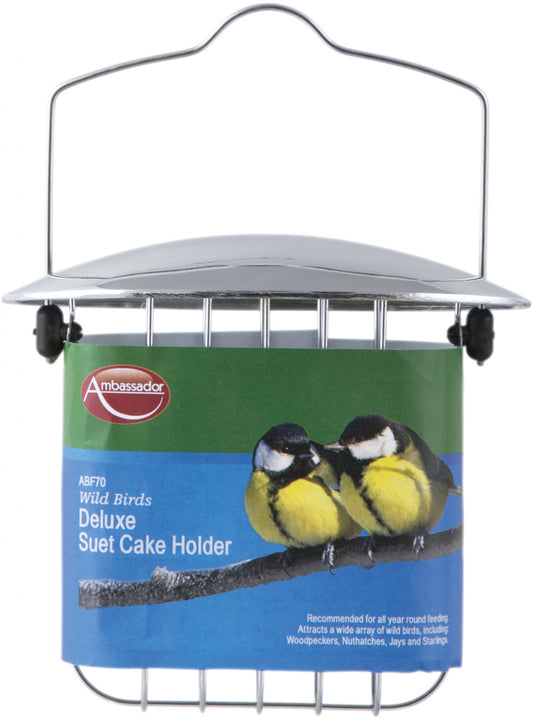 Ambassador Wild Birds Deluxe Suet Cake Holder