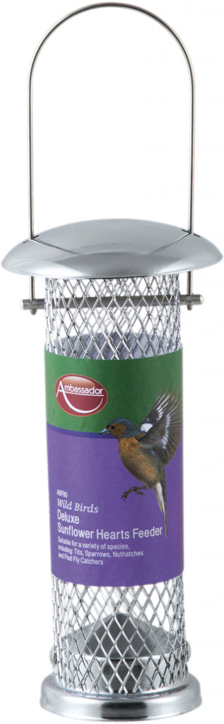 Ambassador Wild Birds Deluxe Sunflower Hearts Feeder