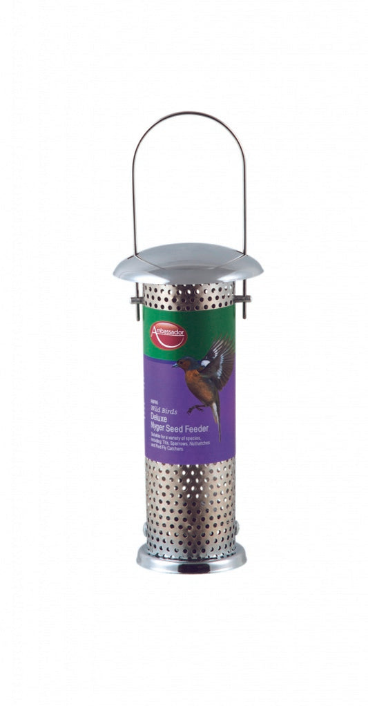 Ambassador Wild Birds Deluxe Nyger Seed Feeder