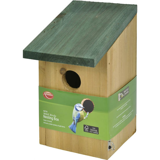 Caja nido para pájaros pequeños Ambassador de madera 
