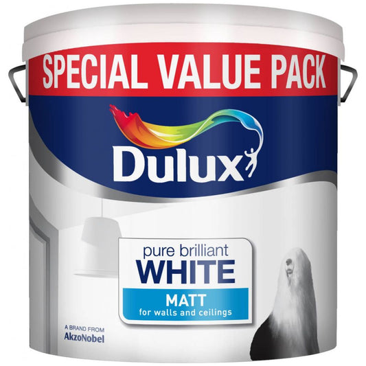 Dulux Matt 6L Valor especial Blanco puro brillante