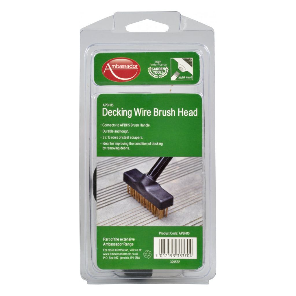 Ambassador Decking Wire Brush Head