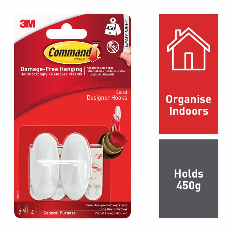 Command™ Small Designer Hooks