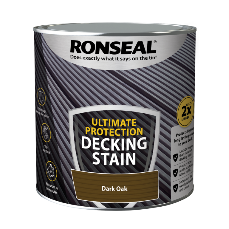 Ronseal Ultimate Protection Decking Stain 2.5L Dark Oak