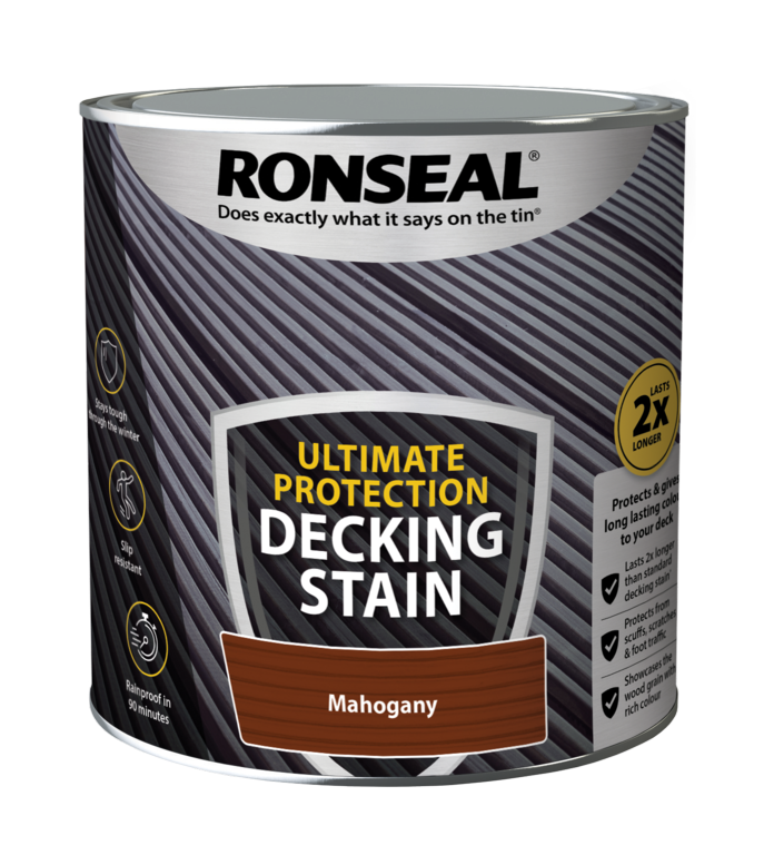 Ronseal Ultimate Protection Decking Stain 2.5L Mahogany