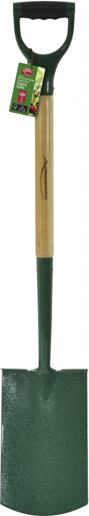 Ambassador Natural Ash Handle Carbon Steel Digging Spade