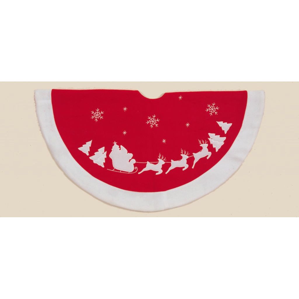 Premier Tree Skirt With Santa