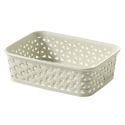 Curver My Style Rattan Tray Vintage White