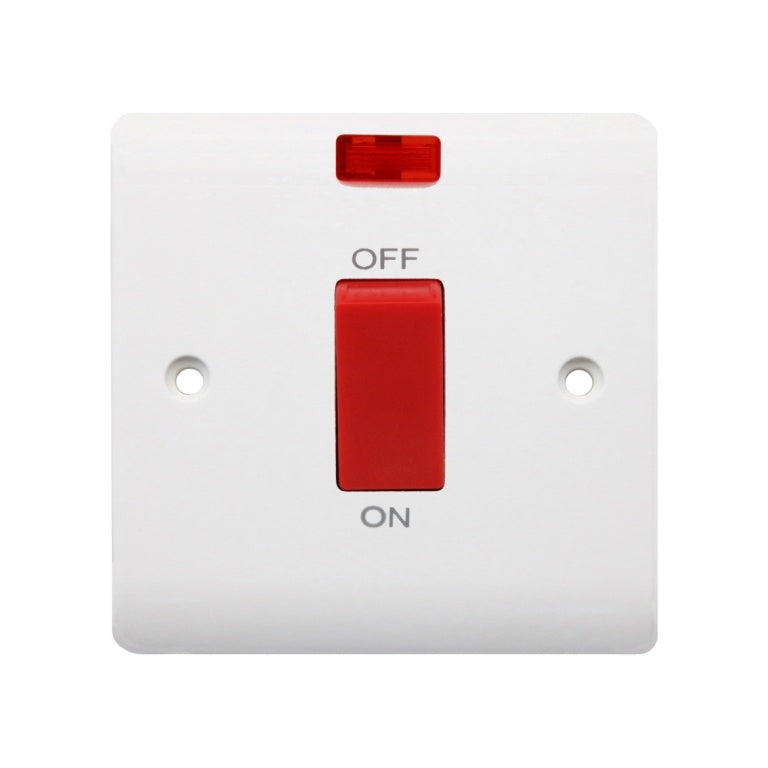 Securlec 1 Gang Double Pole Switch & Pilot Light