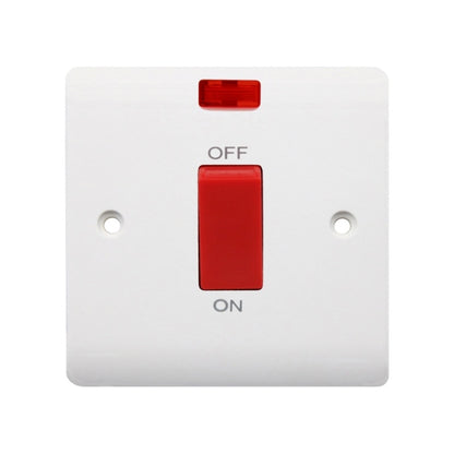 Securlec 1 Gang Double Pole Switch & Pilot Light