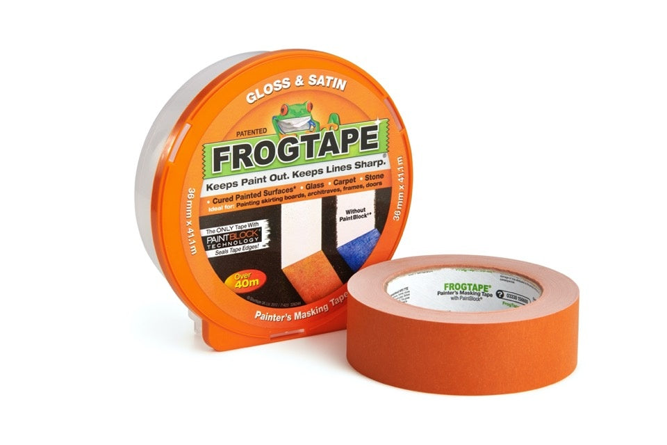 Cinta adhesiva para pintor Frog Tape 36 mm x 41,1 m