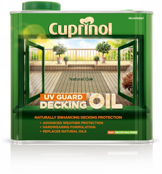 Cuprinol UV Guard Decking Oil 2.5L