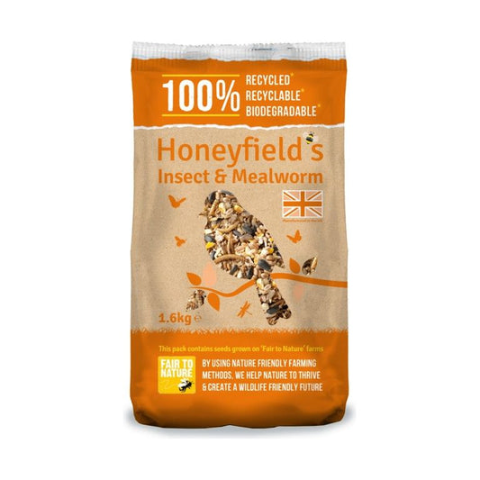 Fiesta de insectos y gusanos de la harina de Honeyfield