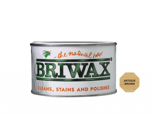 Briwax Cera Natural 400g Marrón Antiguo