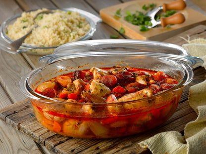 Pyrex Essentials Oval Casserole 4.1L