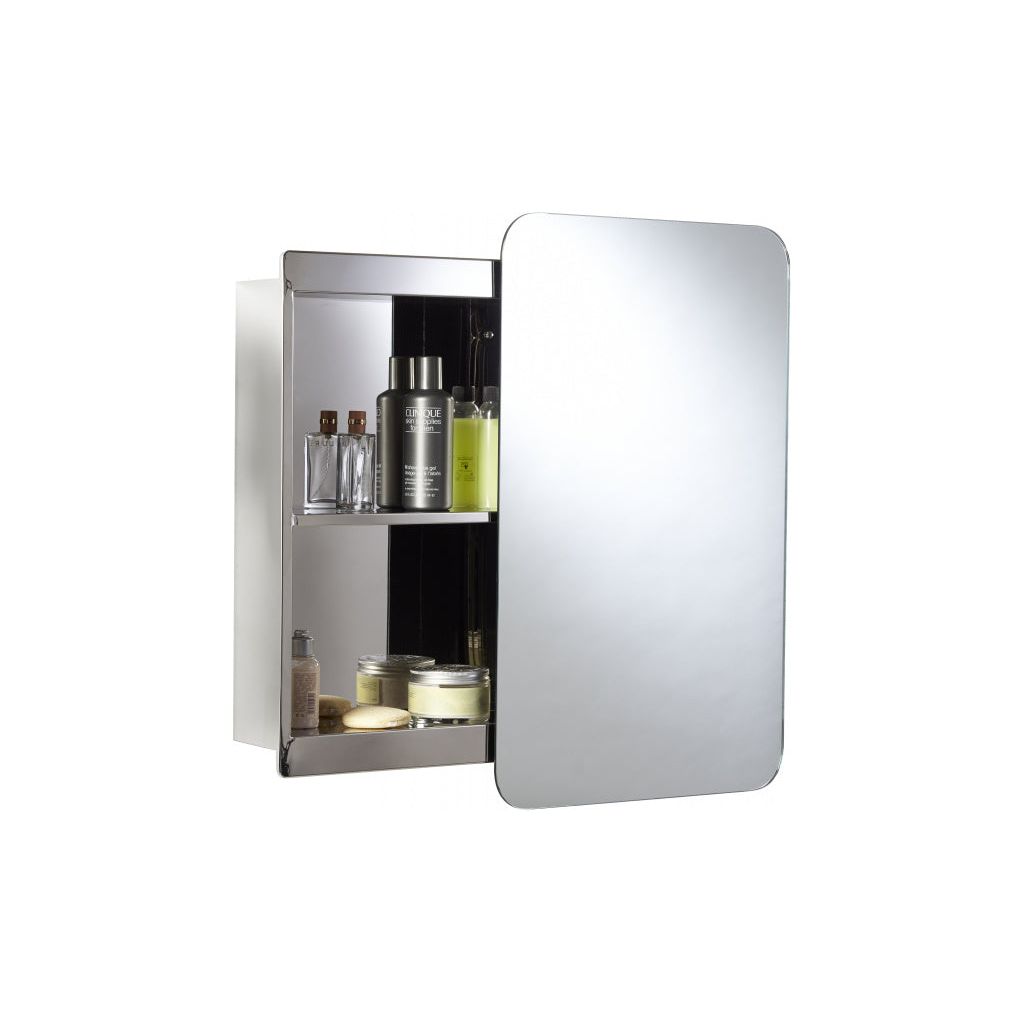 Armoire en acier inoxydable à porte coulissante Croydex Medway