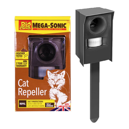 The Big Cheese Mega Sonic Cat Repeller