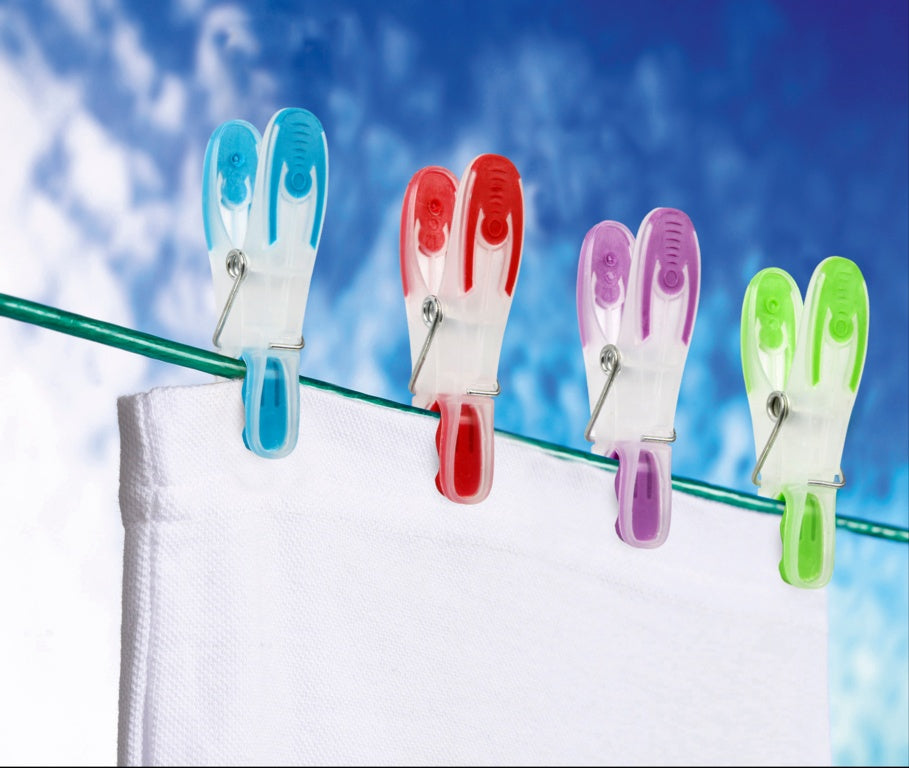 SupaHome Soft Grip Plastic Clothes Pegs