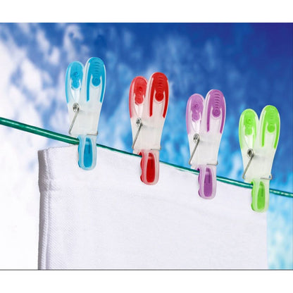 SupaHome Soft Grip Plastic Clothes Pegs Pack 20