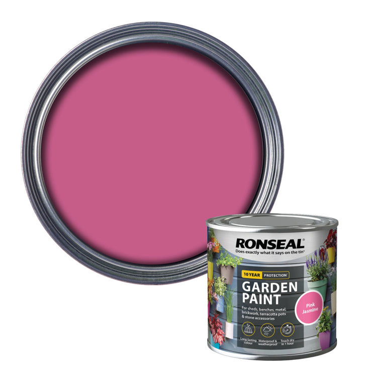 Ronseal Pintura De Jardín 250ml Jazmín Rosa