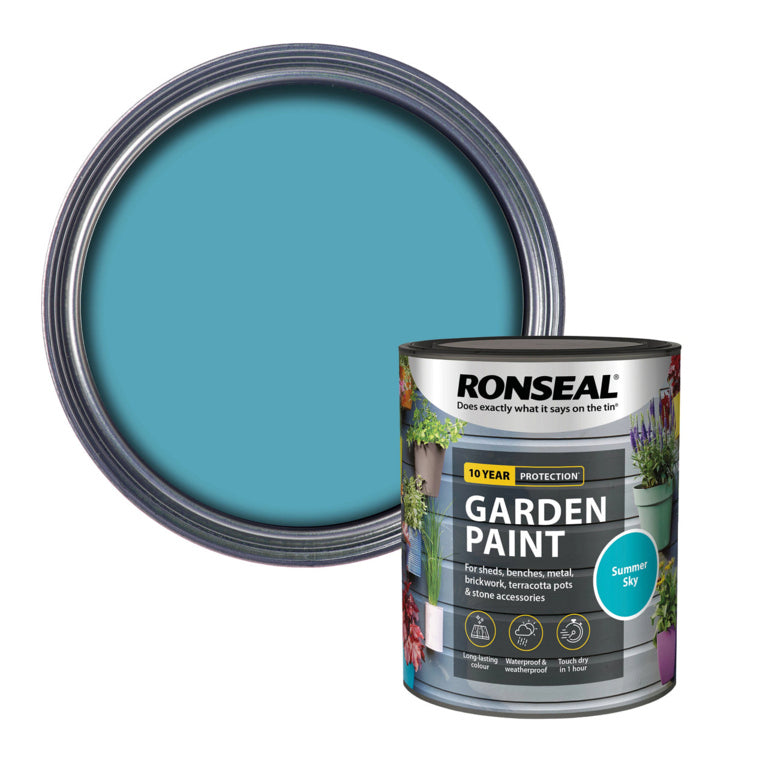 Ronseal Pintura De Jardín 750ml Cielo De Verano