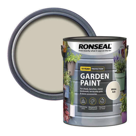 Ronseal Pintura De Jardín 750ml Ceniza Blanca