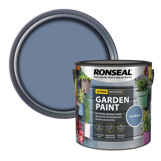 Peinture de jardin Ronseal 2,5 L Bleuet