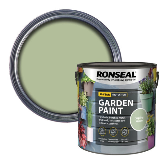 Ronseal Garden Paint 2.5L Sapling Green