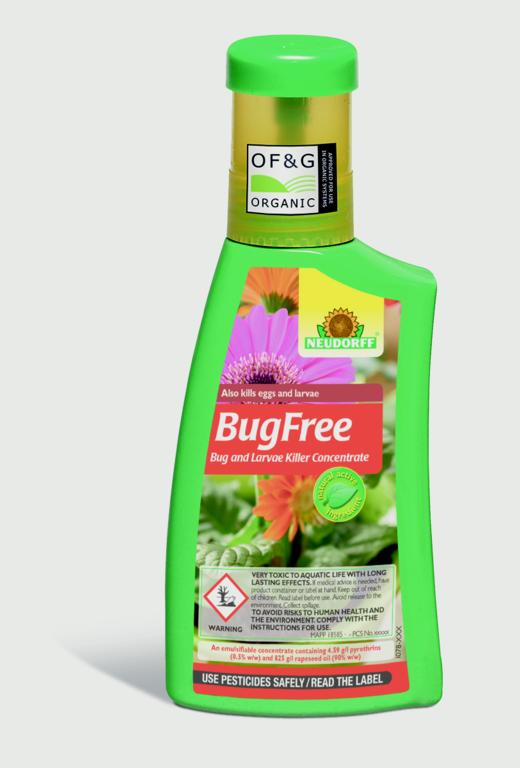 Tueur d'insectes et de larves Neudorff Bugfree