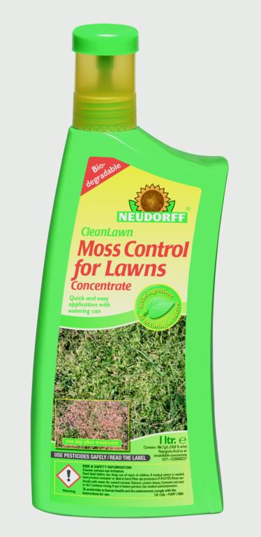 Neudorff CleanLawn Control orgánico de musgo para césped