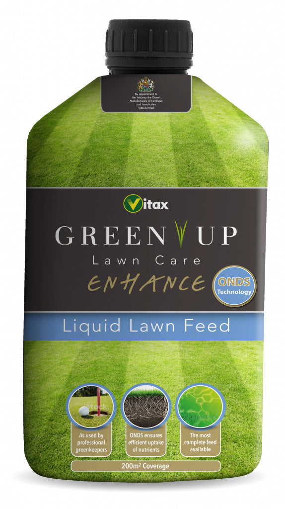 Vitax Green Up Lawn Care Enhance Liquid Lawn Feed 200sqm